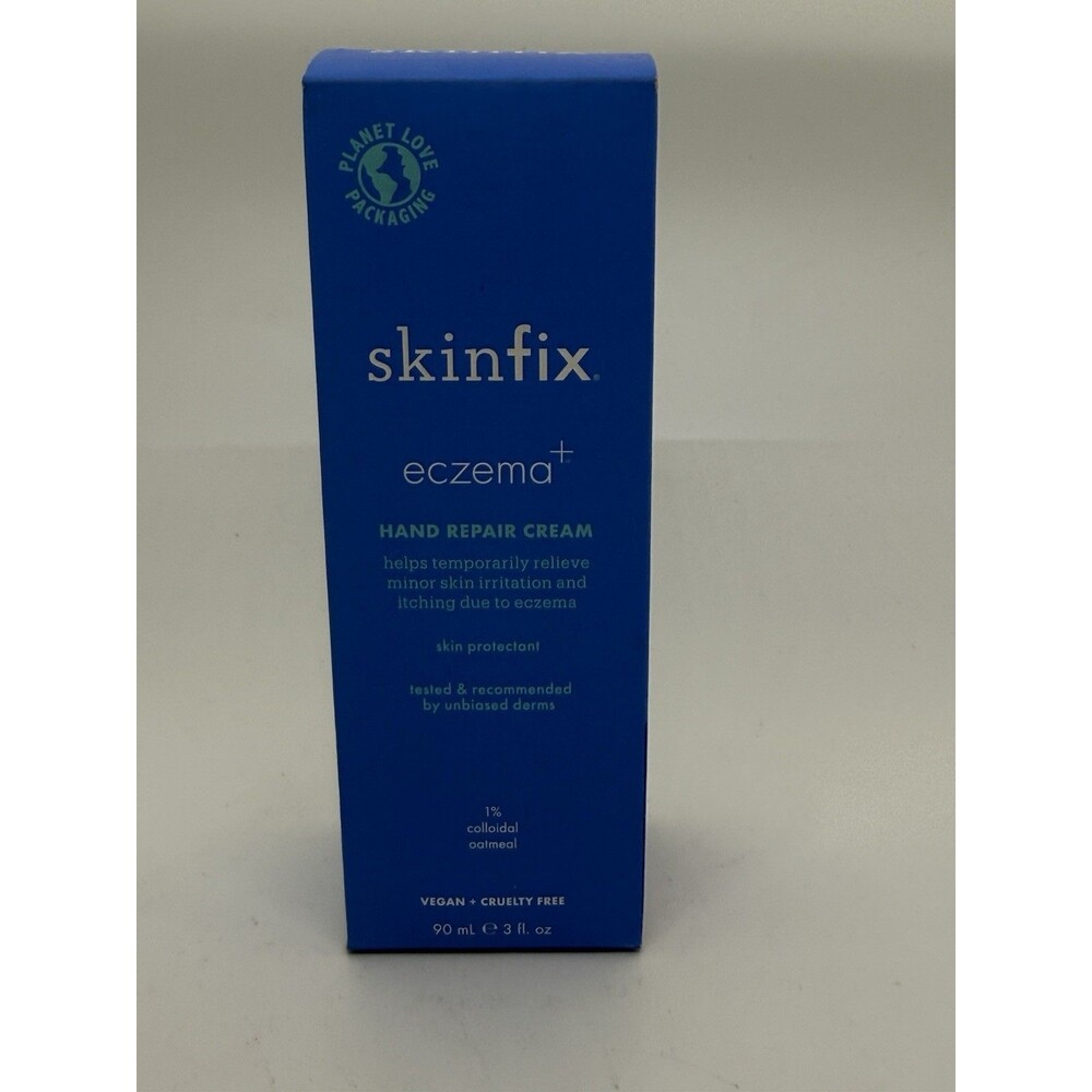 SKINFIX ECZEMA HAND REPAIR CREAM 1% COLLOIDAL OATMEAL 3oz NEW RELIEVE ITCHING - Picture 5 of 7